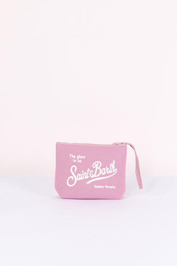 Aline Pochette Canvas Rosa - 3