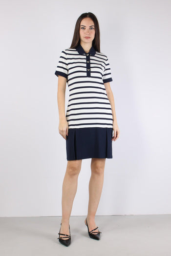 Abito Polo Jersey Riga White/blue - 3