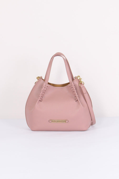 Borsa 2 Manici Intreccio Rosa