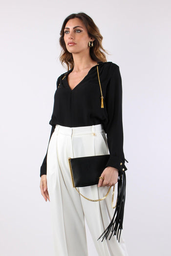 Pochette Frange Nero - 2