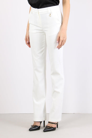 Krizia Pantalone Palazzo Lin Pink Tin - 3