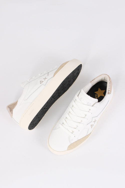 Sneakers Katy Leather Bianco/oro - 2