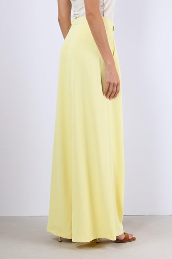 Pantalone Pences Fluido Cintur Giallo Banana - 6