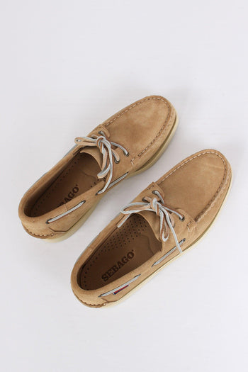 Mocassino Camoscio Beige Paint - 5
