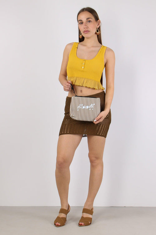 Minigonna Macrame Moro