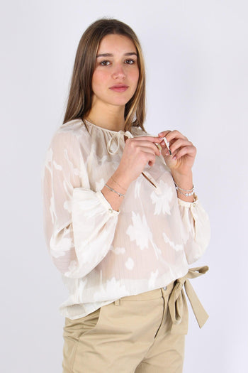 Casacca Ricamo Lurex Naturale - 3