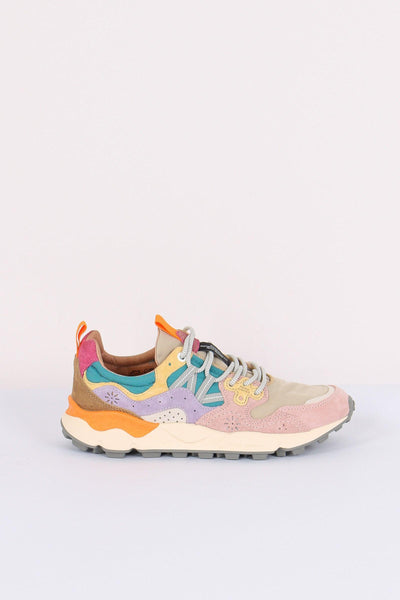 Sneakers Yamano Suede Nylon Pink/petrol