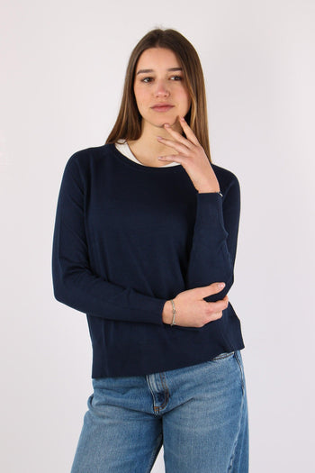 Maglia Manica Reglan Blu - 2