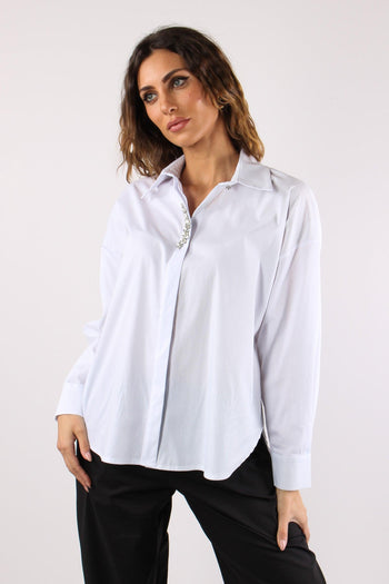 Camicia Over Castone Bianco - 2