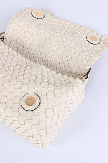 Pochette1 Manico Intreccio Avorio - 7