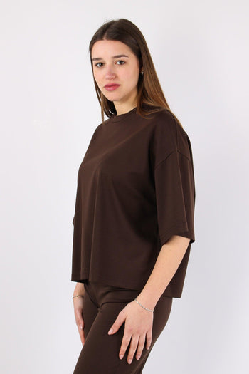 Maglia Punto Milano Tencelle Moro - 2