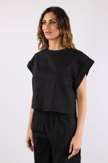 Casacca Manica Aletta Nero - 3