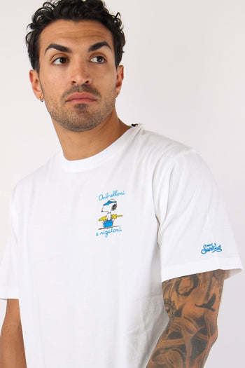 T-shirt Scritta Ricami Snoopy - 7