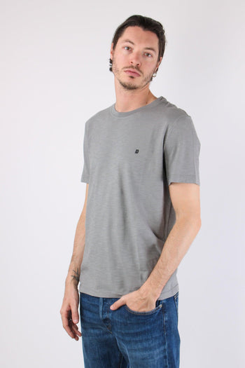T-shirt Cotone Fiammato Logo Fume - 6