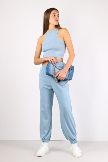 Pantalone Modal Basico Polvere - 5