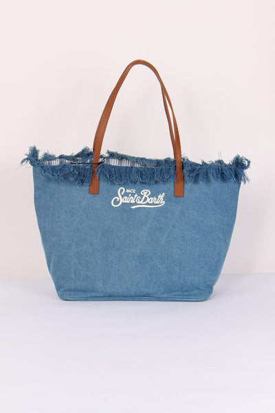 City Bag Frange Denim