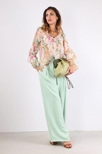 Casacca Rouge Manica Fantasia Naturale - 5