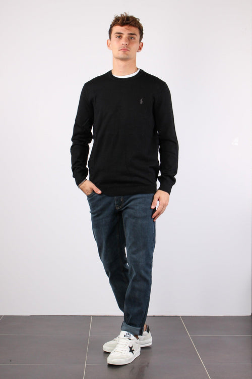 Girocollo Merinos Polo Black