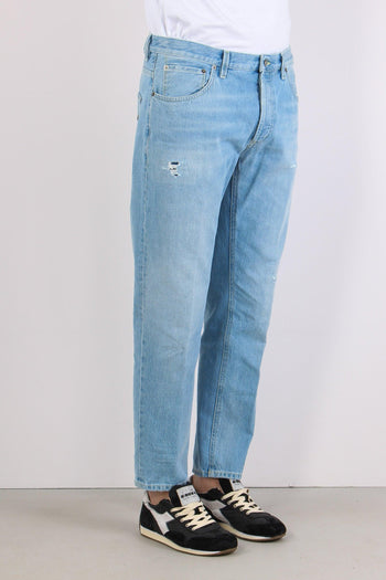 Brighton Denim Rotture Slavato Denim Chiaro - 7