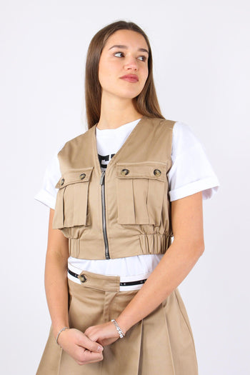 Gilet Tasche Taglio Vivo Safari - 3