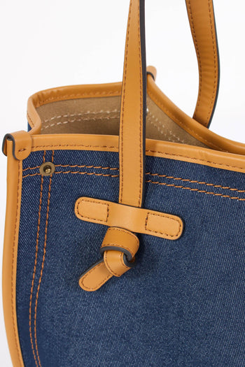 Mini Shopping Denim Blue - 9