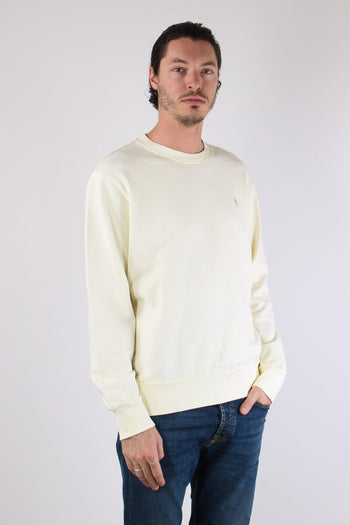 Felpa Girocollo Garzata Cream - 6