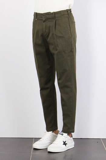 Pantalone Chino Gamba Dritta Avocado - 4