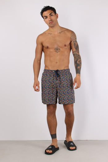 Costume Pantalone Fantasia Navy Blue - 3