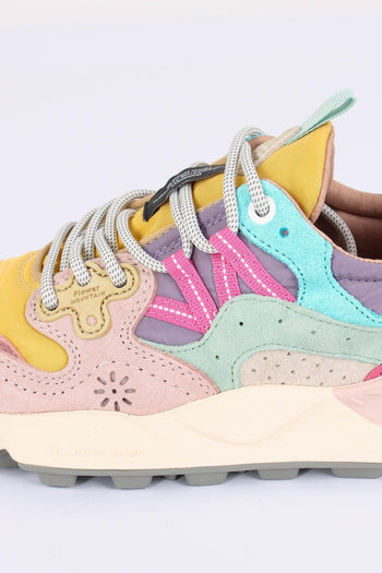 Sneakers Yamano Suede Nylon Pink - 4