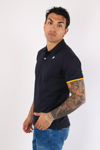 Polo Collo Contrasto Blue Depth - 4