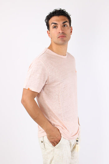 T-shirt Basica Lino Porcellana - 6