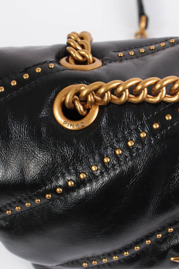 Tracolla Love Puff Shiny Nero/gold - 6