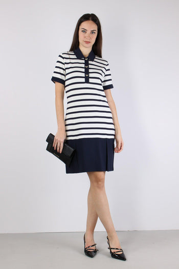 Abito Polo Jersey Riga White/blue - 6