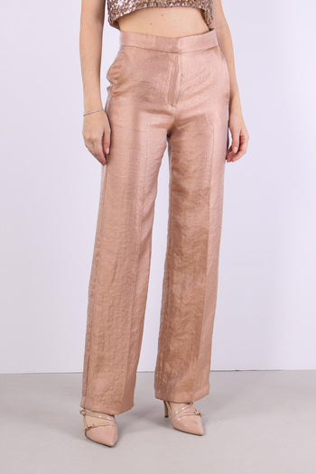 Pantalone Fluido Spalmato Blush - 3