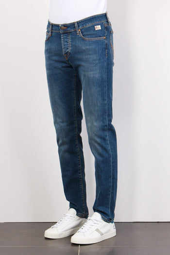 Denim Slim Fit Denim Medio - 7