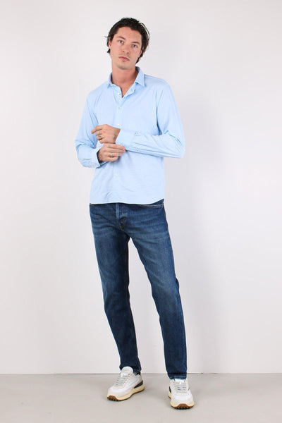 Camicia Tessuto Tecnico Micro Fantasia White