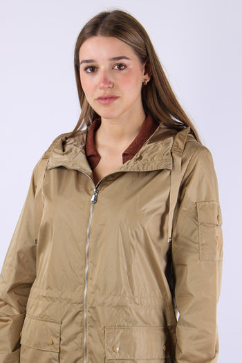 Diletta Parka Nylon Tasca Topp Stardust Beige - 6