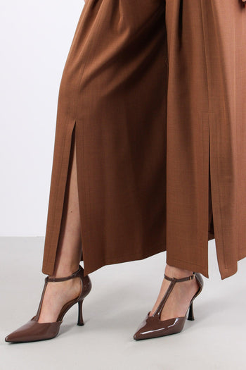 Gonna Pantalone Poliviscosa Caffe - 6