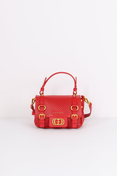 Cartella Small Traforata Red