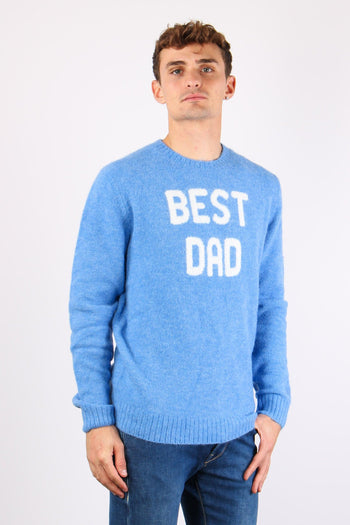 Maglia Girocollo Ricamo Stretch Best Dad - 4