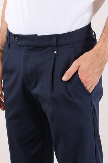 Pantalone Punto Milano Blu - 7