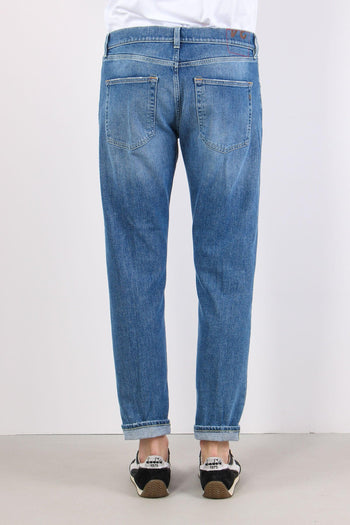 Icon Denim Regular Risvolto Denim Chiaro - 5