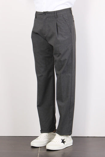 Mente Pantalone Dritto Pence Grigio - 6