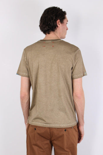 T-shirt Ricamo Cactus Brown - 5