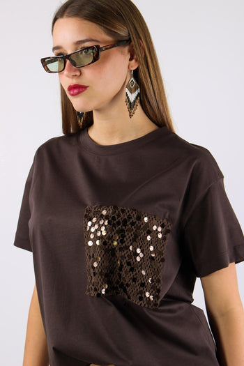 T-shirt Taschino Paillettes Moro - 7