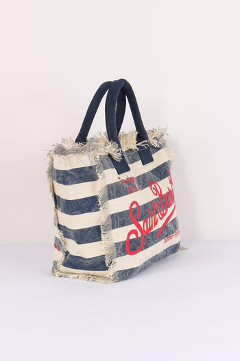 Vanity Canvas Righe Blu/rosso - 8