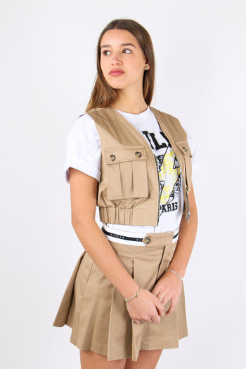 Gilet Tasche Taglio Vivo Safari - 7