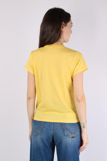 T-shirt Manica Corta Basica Yellow - 4