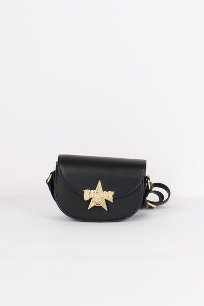 Saddle Bag Applicazione Stella Nero