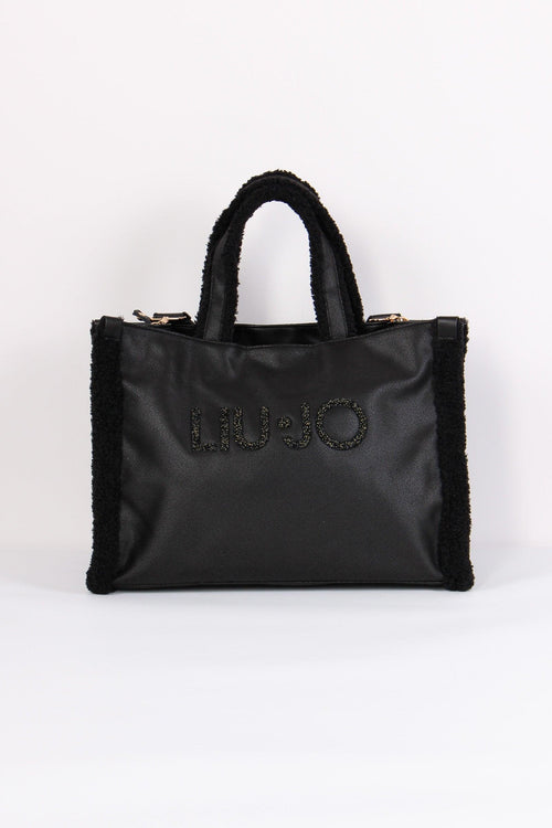 Shopping Inserto Teddy Logo Nero